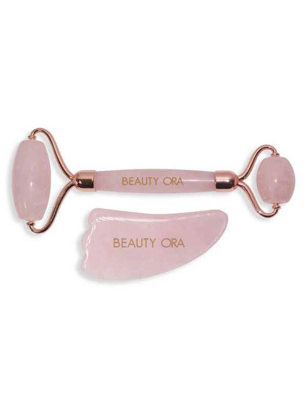 商品Beauty ORA|2-Piece Crystal Roller & Gua Sha Set,价格¥398,第1张图片