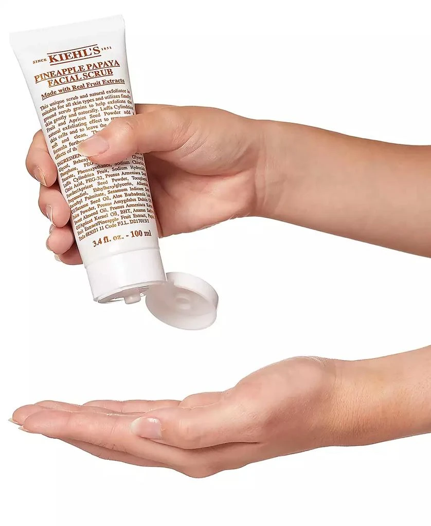 商品Kiehl's|Pineapple Papaya Facial Scrub, 3.4-oz.,价格¥260,第2张图片详细描述