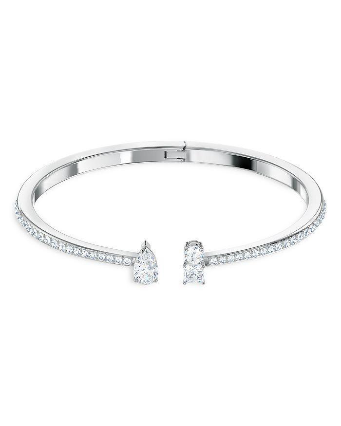 商品Swarovski|Attract Mixed Crystal Cuff Bracelet in Silver Tone,价格¥856,第3张图片详细描述