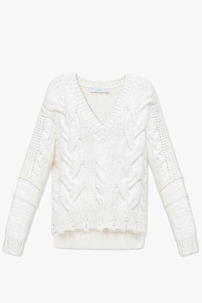 商品IRO|Iro Nita V-Neck Distressed Sweater,价格¥2219,第1张图片