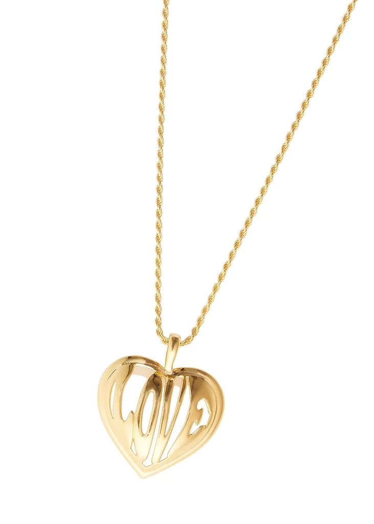 商品Missoma|Love Heart 18kt gold-plated necklace,价格¥1501,第3张图片详细描述