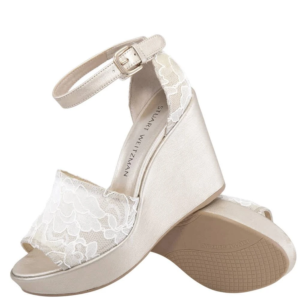 商品Stuart Weitzman|Open Box - Stuart Weitzman Vienna Lace 75 Wedge Sandals,价格¥1414,第2张图片详细描述