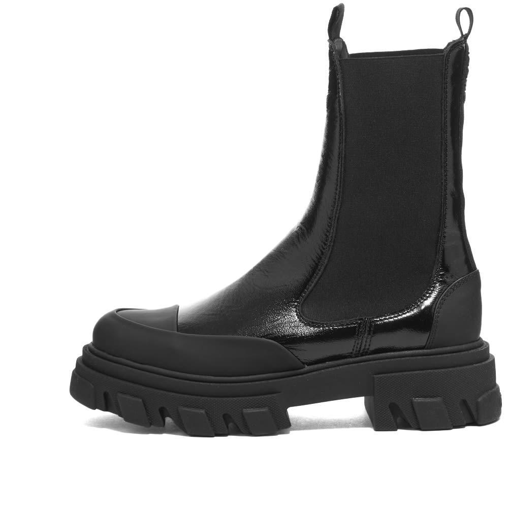 商品Ganni|GANNI Pull On Chunky Patent Boots,价格¥2893,第4张图片详细描述