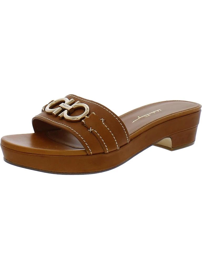 商品Salvatore Ferragamo|PHILEIN Womens Leather Round Toe Sandals,价格¥3487,第1张图片