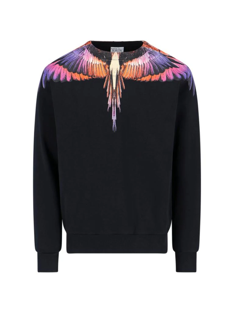 商品Marcelo Burlon|Marcelo Burlon County of Milan Icon Wings Crewneck Sweatshirt,价格¥1525,第1张图片