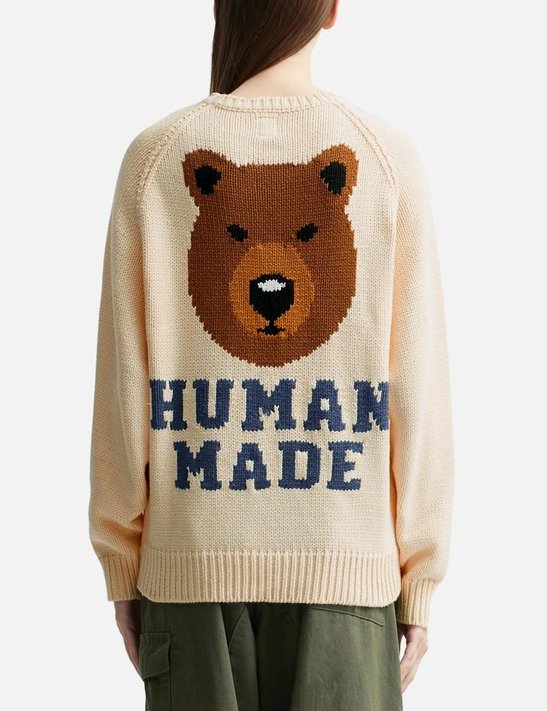 商品Human Made|BEAR RAGLAN KNIT SWEATER,价格¥1471,第3张图片详细描述