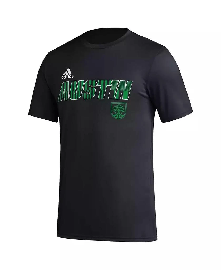 商品Adidas|Men's Black Austin FC Team Jersey Hook AEROREADY T-shirt,价格¥299,第2张图片详细描述