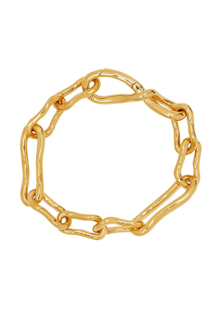 商品Missoma|Molten 18kt gold-plated chain bracelet,价格¥1457,第1张图片