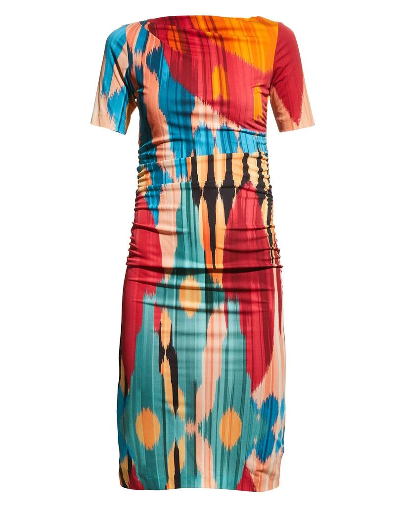 商品ETRO|Abstract-Print Cowl-Neck Jersey Midi Dress,价格¥2240,第2张图片详细描述