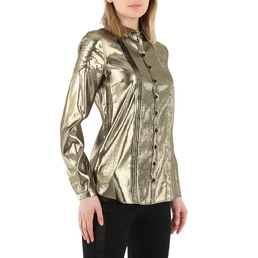 商品Burberry|Burberry Ladies Pintuck Detail Silk Shirt, Brand Size 2 (US Size 0),价格¥644,第2张图片详细描述