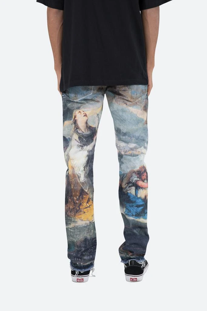 商品MNML|D205 Overlay Straight Denim - Blue,价格¥513,第4张图片详细描述