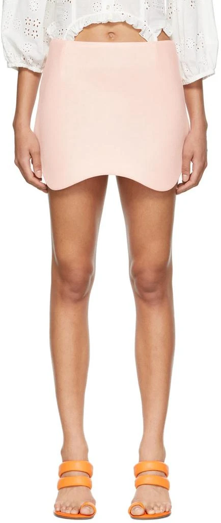 商品Sandy Liang|Pink Coda Mini Skirt,价格¥563,第1张图片