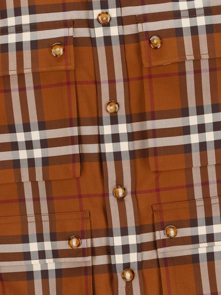 商品Burberry|Burberry Checked Long-Sleeved Shirt,价格¥4010,第3张图片详细描述