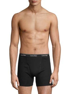 商品Calvin Klein|3条装-纯棉男士内裤,价格¥165,第2张图片详细描述