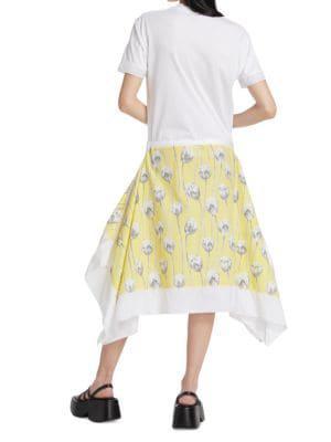 商品Kenzo|Pieced Jersey T Shirt Dress,价格¥1825,第4张图片详细描述