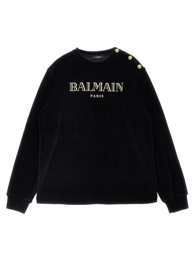 商品Balmain|Balmain Kids Logo Print Sweatshirt,价格¥2407,第1张图片