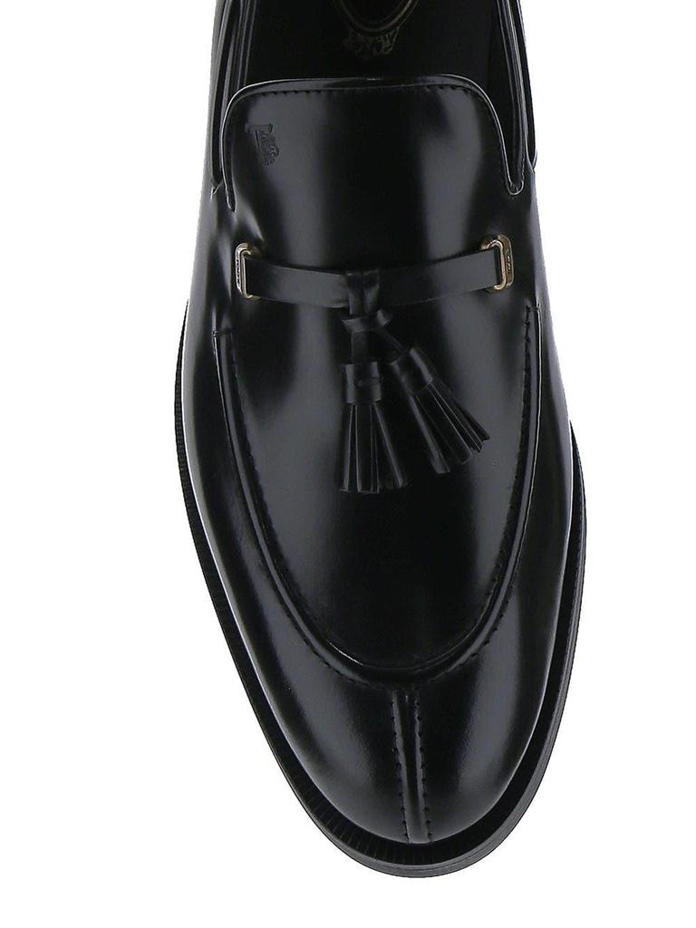 Tod's Black Tassel Leather Loafers商品第4张图片规格展示