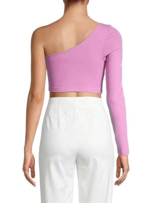 商品Susana Monaco|One-Shoulder Crop Top,价格¥119,第2张图片详细描述