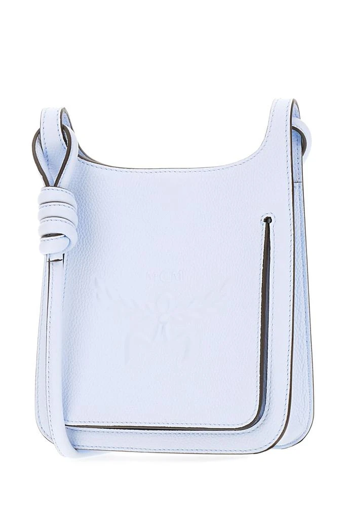 商品MCM|Pastel Light Blue Leather Mini Hummel Crossbody Bag,价格¥5482,第2张图片详细描述