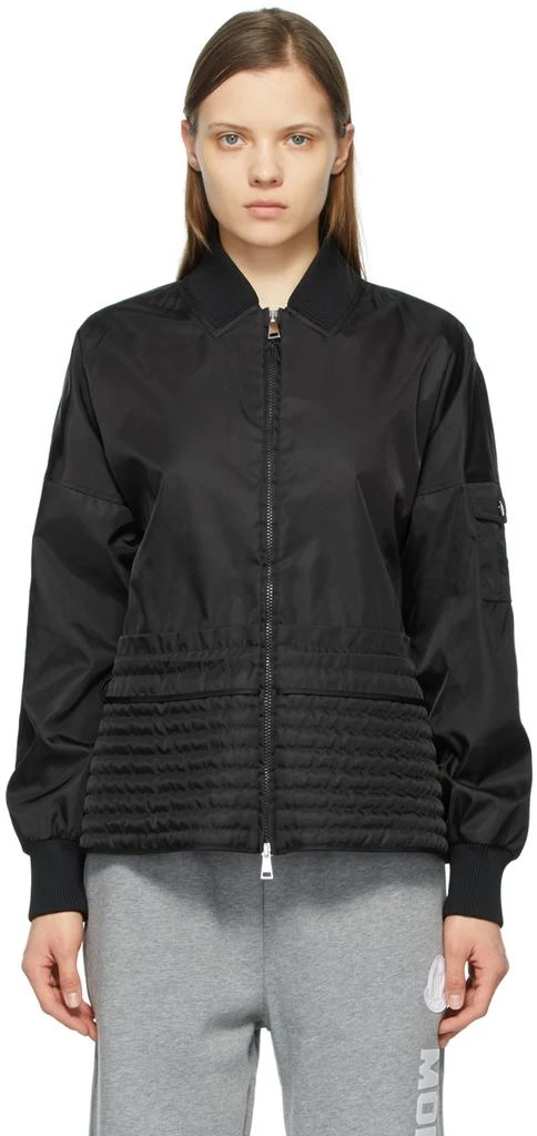 商品Moncler|Black Peplum Baldah Jacket,价格¥10704,第1张图片