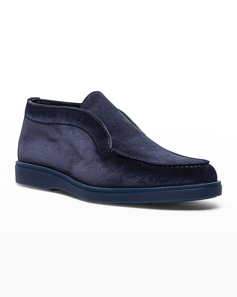 商品Santoni|Men's Shearling-Lined Leather Chukka Boots,价格¥5978,第2张图片详细描述