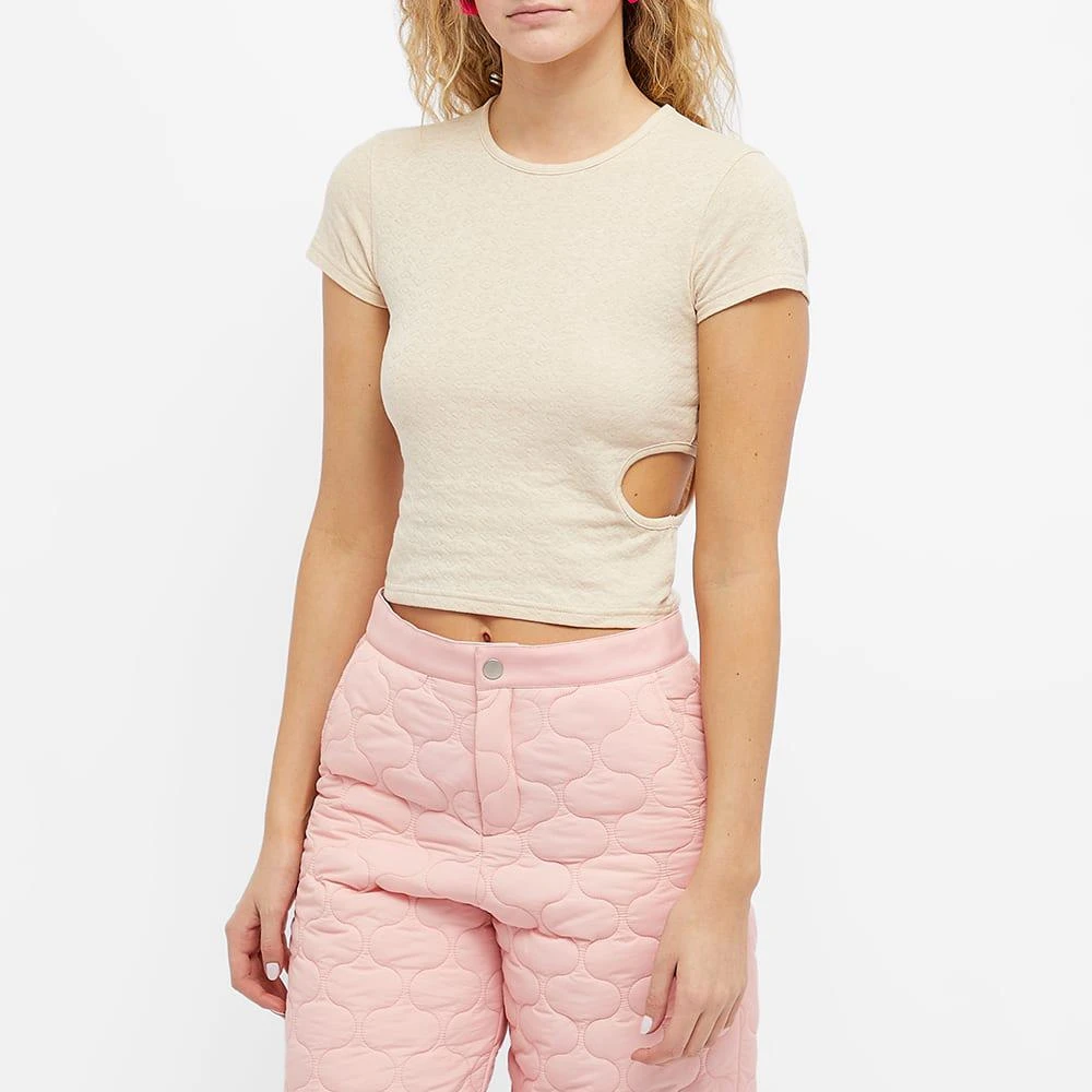 商品Sandy Liang|Sandy Liang Oyster Cut Out Tee,价格¥437,第3张图片详细描述