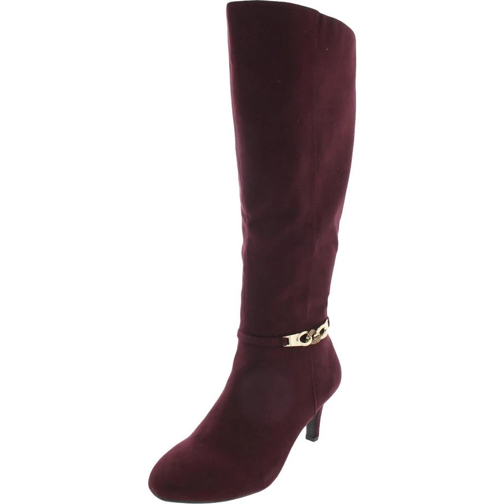 商品Karen Scott|Karen Scott Womens Hanna Wide Calf Zip Up Mid-Calf Boots,价格¥85,第1张图片