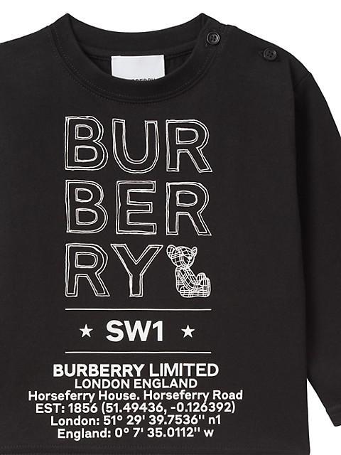 商品Burberry|Baby's & Little Boy's Joel Logo Sketch Print Top,价格¥1321,第6张图片详细描述