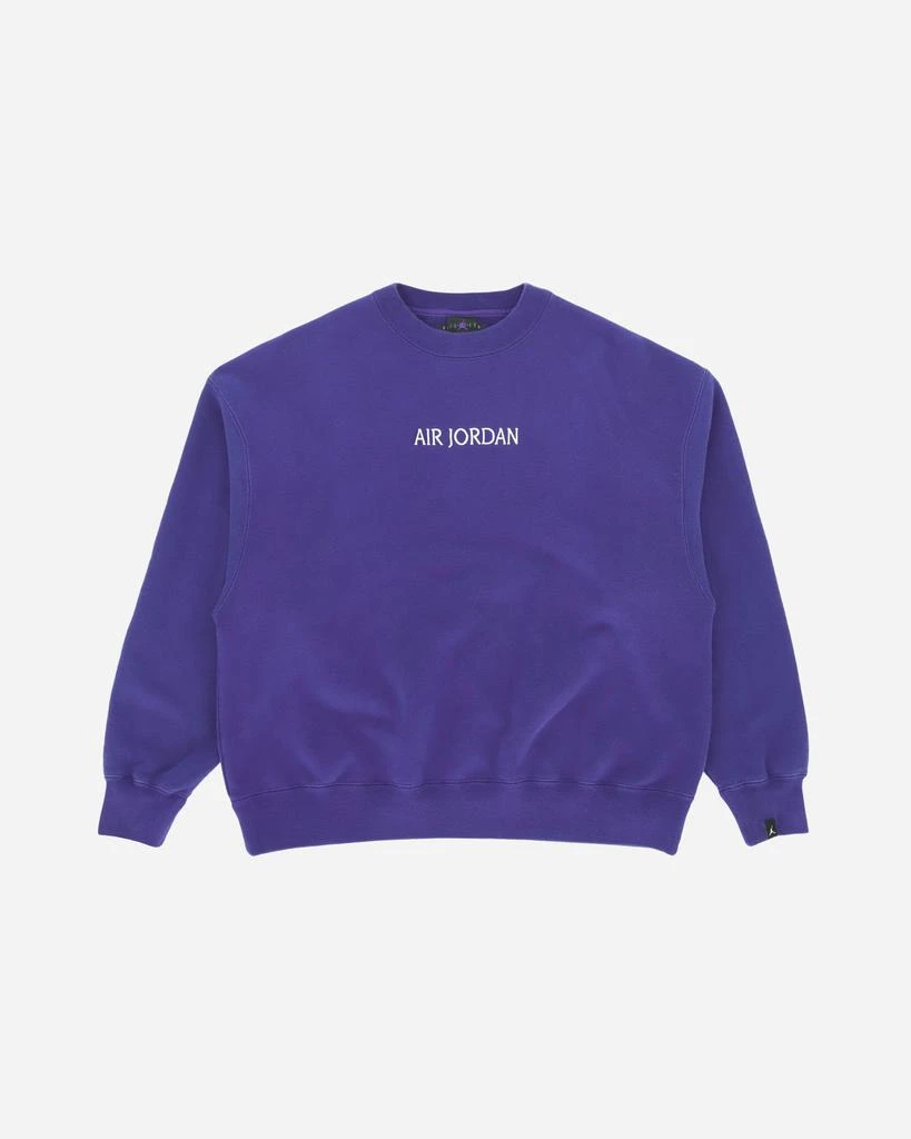 商品Jordan|WMNS Wordmark Fleece Crewneck Sweatshirt Purple,价格¥590,第1张图片