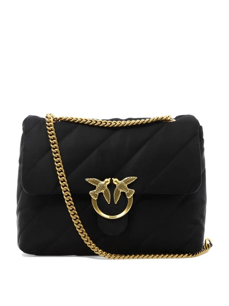 商品PINKO|Pinko Love Logo Plaque Quilted Shoulder Bag,价格¥2478,第1张图片