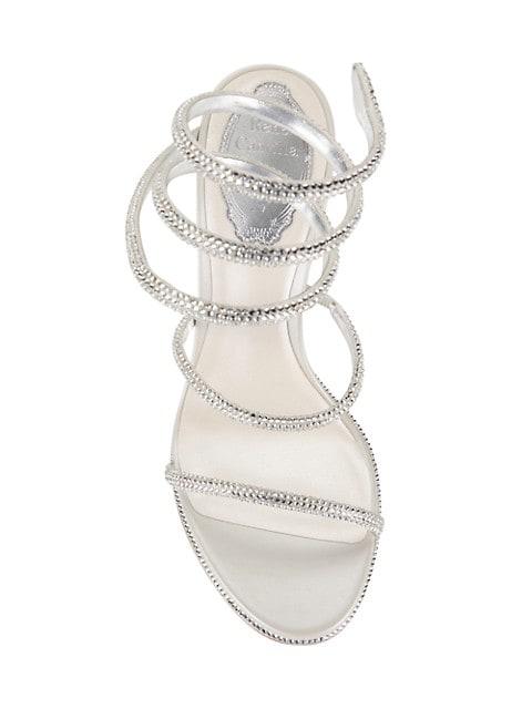 Cleo Crystal-Embellished Wrap Sandals商品第5张图片规格展示