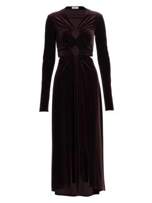 商品A.L.C.|Maeve Velvet Cutout Dress,价格¥1227,第5张图片详细描述