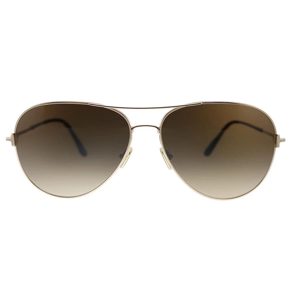 商品Tom Ford|Tom Ford Clark TF 823 28F 59mm Unisex Aviator Sunglasses,价格¥1740,第2张图片详细描述