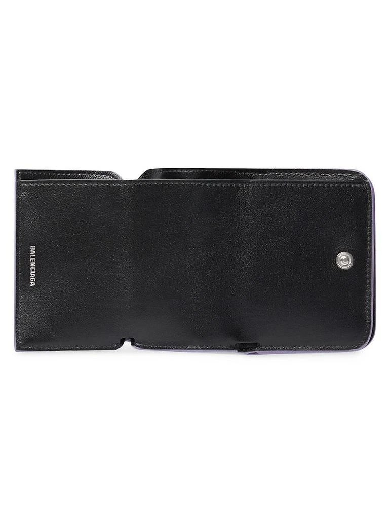 商品Balenciaga|Cash Mini Wallet Metallized,价格¥3373,第2张图片详细描述