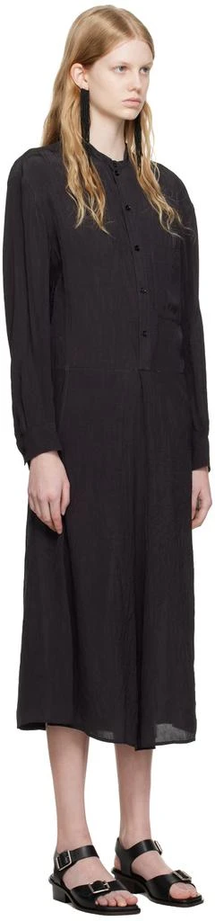 商品Lemaire|Black Gusset Collar Shirt Midi Dress,价格¥1752,第2张图片详细描述