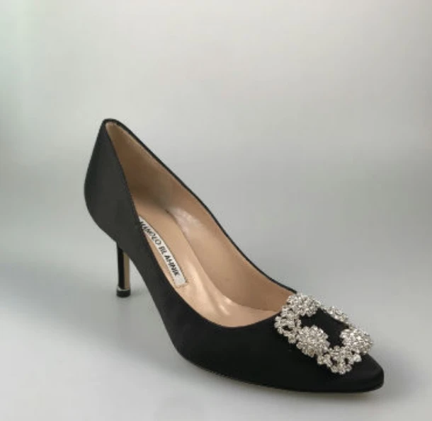 商品【预售7天】 Manolo Blahnik|Manolo Blahnik 女士高跟鞋 9XX03160015 黑色,价格¥6893,第6张图片详细描述