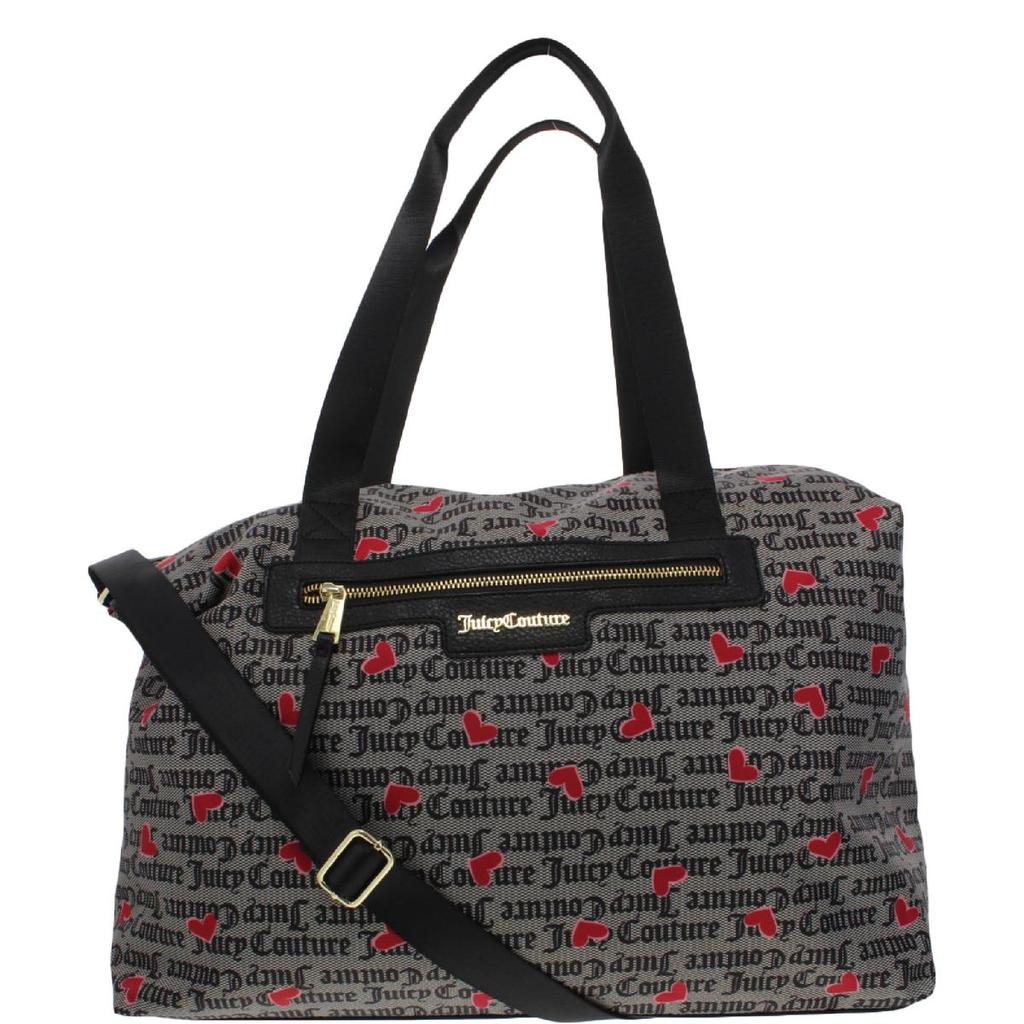 Juicy Couture Womens Overnighter Durable Convertible Duffle Handbag商品第1张图片规格展示