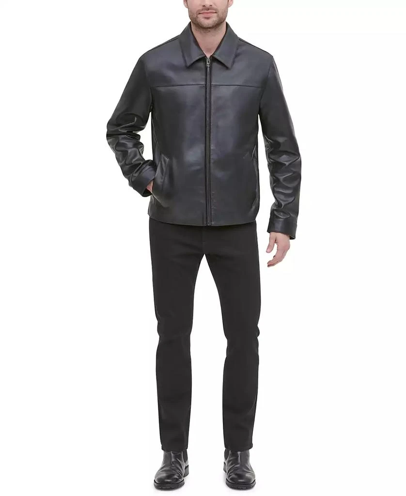 商品Cole Haan|Men's Leather Jacket, Created for Macy's,价格¥1779,第1张图片