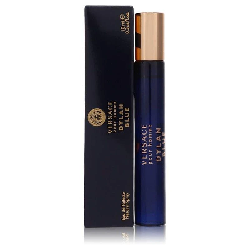 商品Versace|Versace Pour Homme Dylan Blue by Versace Mini EDT Spray .3 oz (Men),价格¥278,第1张图片