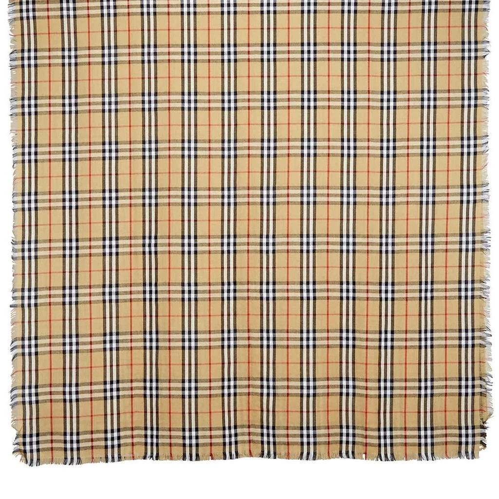 商品Burberry|Burberry Vintage Check Lightweight Cashmere Scarf,价格¥4762,第2张图片详细描述