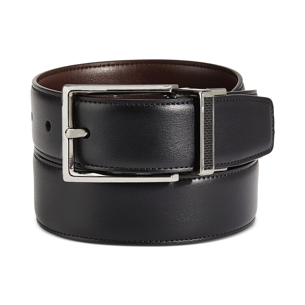 Men's Reversible Bonded Leather Dress Belt商品第1张图片规格展示