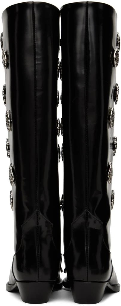 商品Toga Pulla|SSENSE Exclusive Black Embellished Boots,价格¥4791,第2张图片详细描述