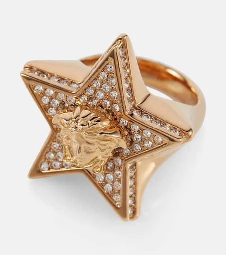 商品Versace|La Medusa crystal-embellished ring,价格¥1841,第3张图片详细描述