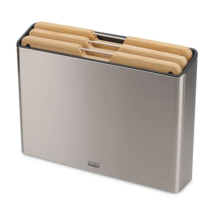 商品Joseph Joseph|Folio Steel 3 Piece Bamboo Cutting Board Set,价格¥538,第1张图片详细描述