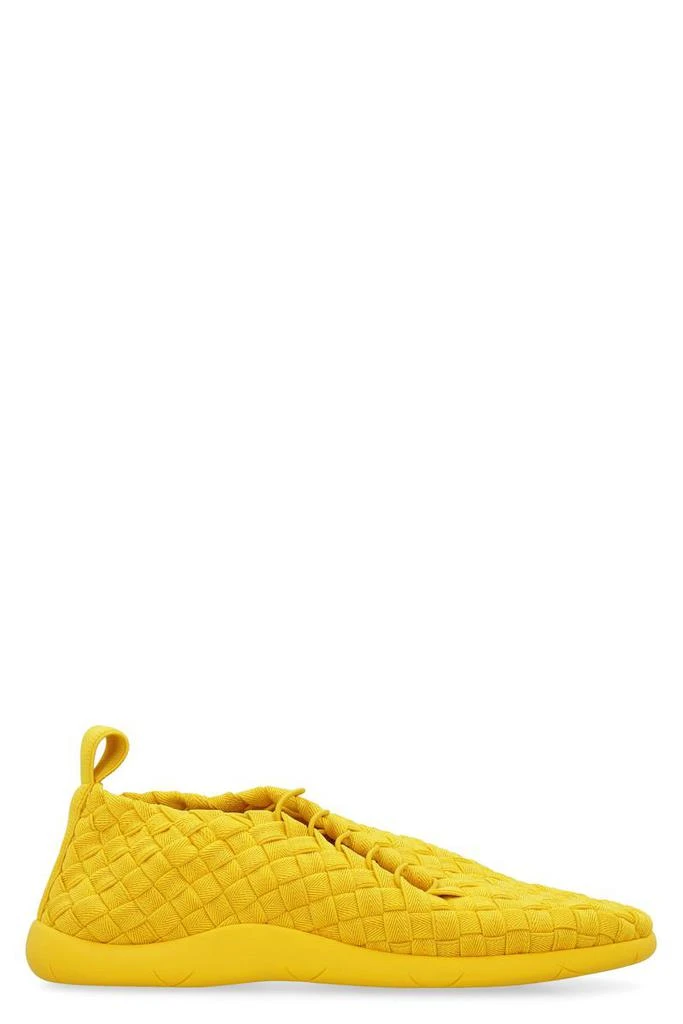 商品Bottega Veneta|BOTTEGA VENETA LACE-UP PLAT SNEAKERS,价格¥2335,第1张图片