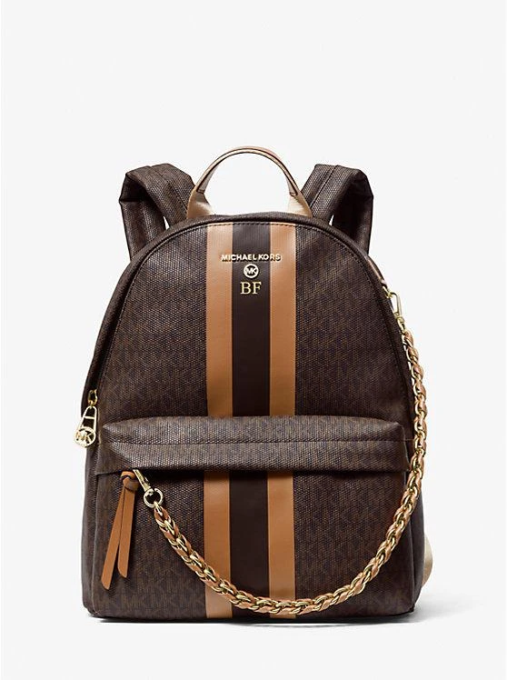 商品Michael Kors|Slater Medium Logo Stripe Backpack,价格¥1947,第5张图片详细描述