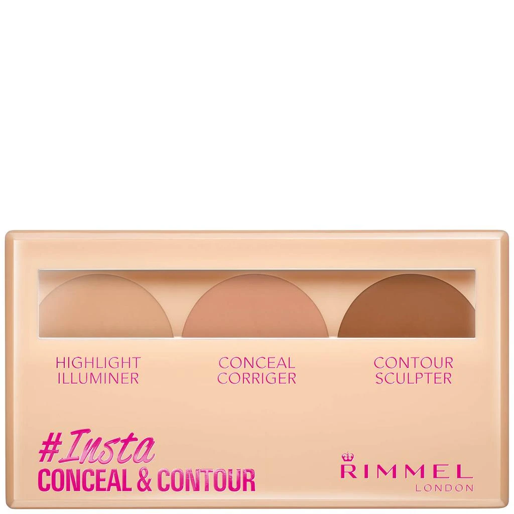 商品Rimmel|Rimmel Insta Conceal and Contour Palette 7g (Various Shades),价格¥70,第1张图片