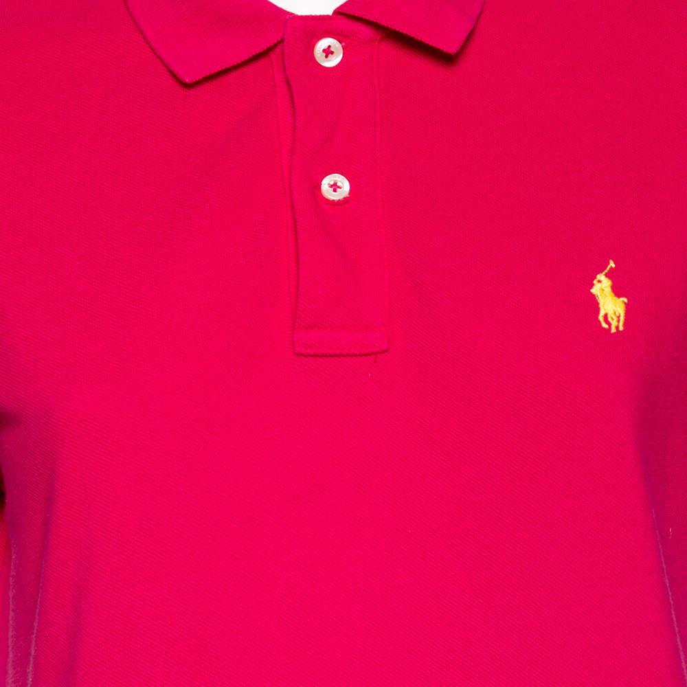 商品[二手商品] Ralph Lauren|Ralph Lauren Pink Ombre Cotton Pique Short Sleeve Polo Dress XL,价格¥868,第6张图片详细描述