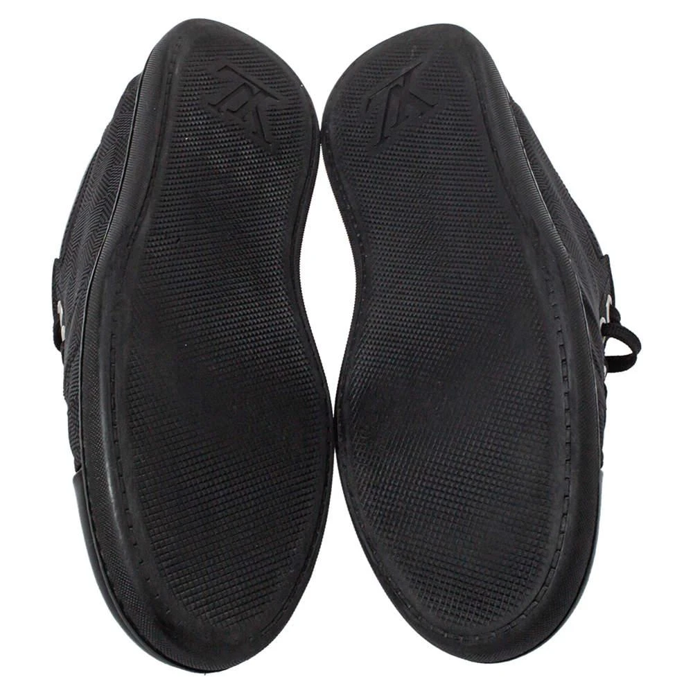 Louis Vuitton Black/Grey Graphite Damier Nylon And  Leather Cap Toe Low Top Sneakers Size 42 商品