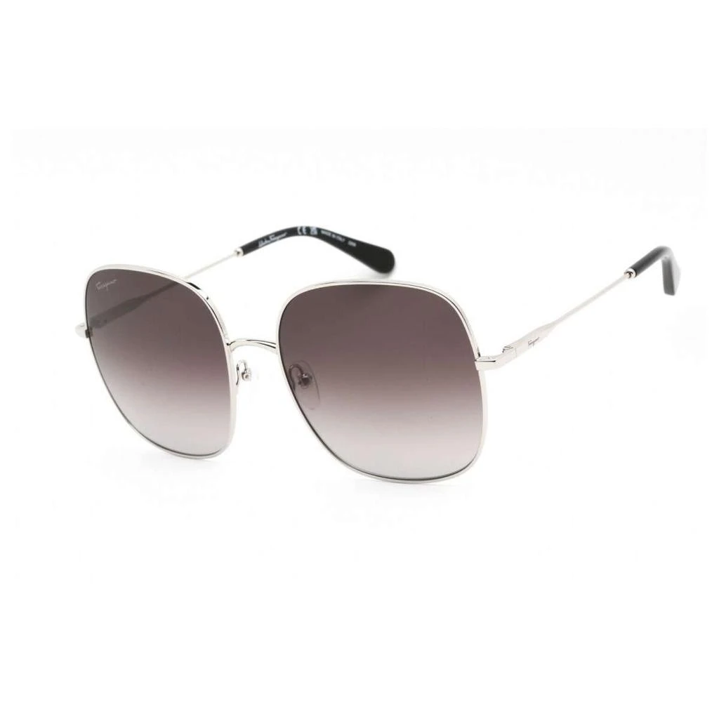 商品Salvatore Ferragamo|Ferragamo Women's Silver Square Sunglasses,价格¥531,第1张图片
